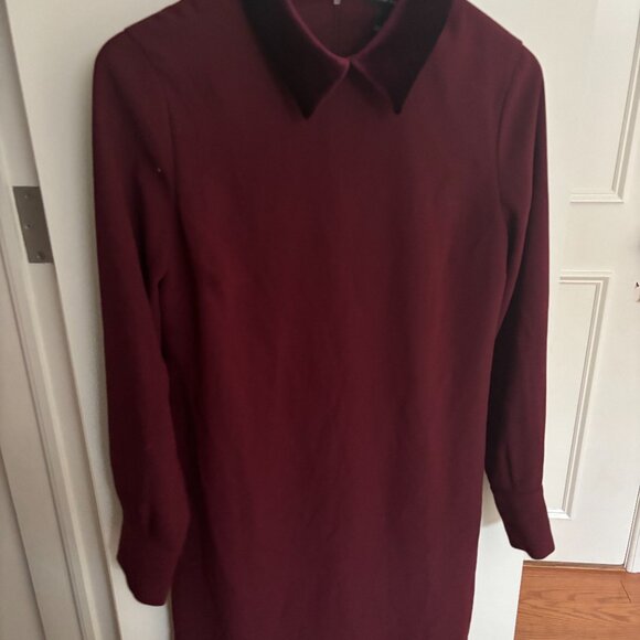 Club Monaco Sallyet Velvet Collar Dress - Picture 3 of 5